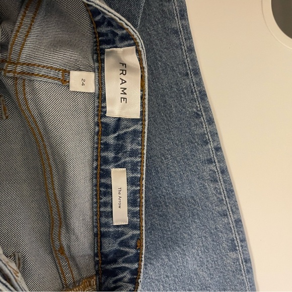 Frame Denim the arrow blue flare jeans 24 - Picture 4 of 9